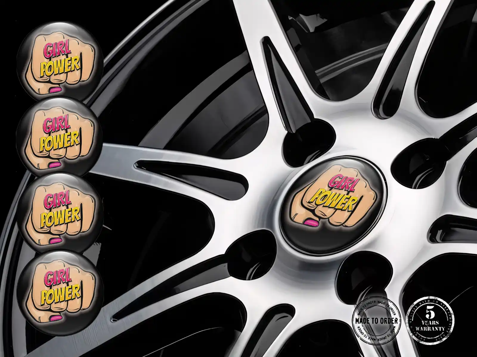 Wheel Badges Edition Premium Car Labels